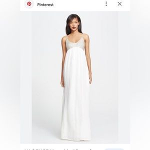 NWT L’AGENCE Linen Top Maxi Dress